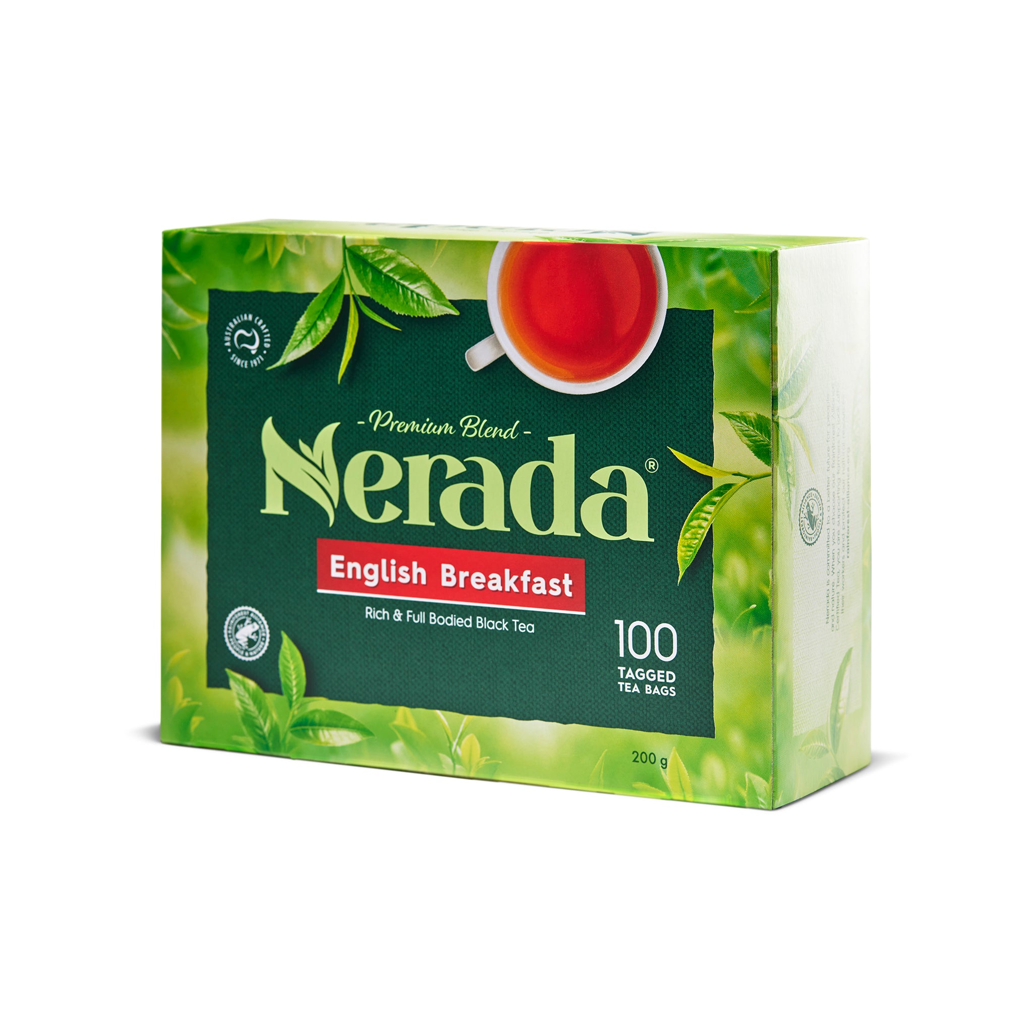 English Breakfast Tagged Tea Bags