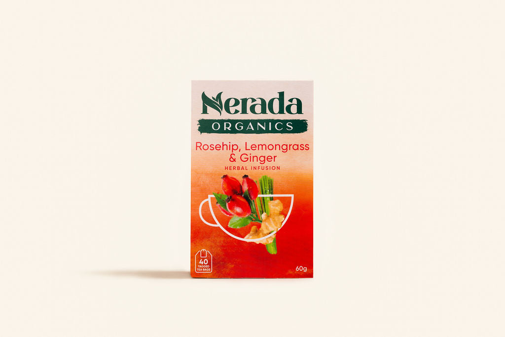 Organics Rosehip, Lemongrass & Ginger Tea Bags 40 Pack